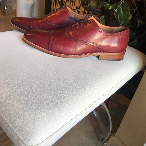 Steve Madden P- nellow burgundy Oxford 10.5 PRICE FIRM!!! - Picture 8 of 13